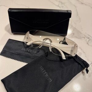 LIMITED Hellbent Records Superstar glasses in white